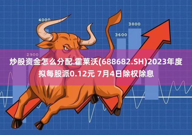 炒股资金怎么分配 霍莱沃(688682.SH)2023年度拟每股派0.12元 7月4日除权除息